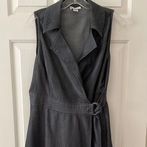 Chambre wrap dress